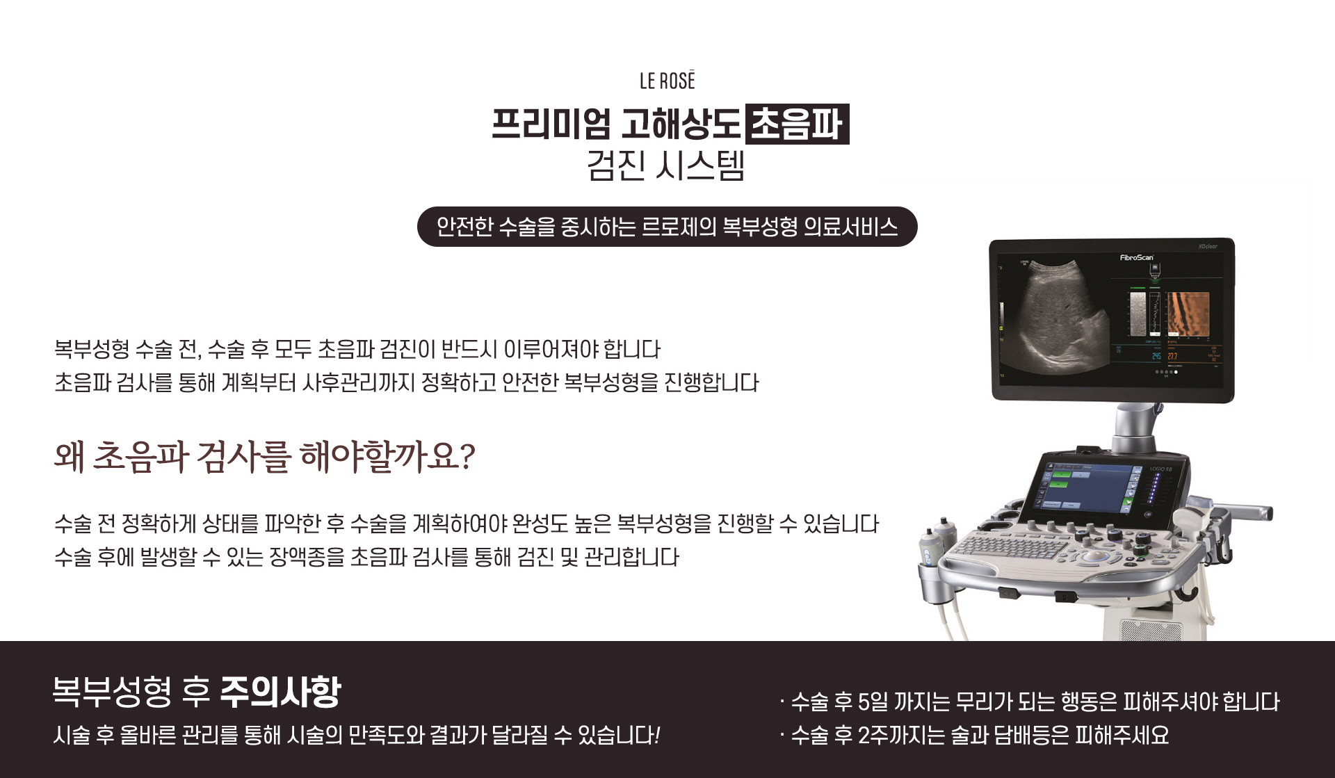 복부거상 초음파검진시스템